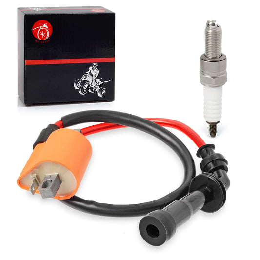 Ignition Coil & Spark Plug for Suzuki King Quad 700/750 LTA700X/LTA750X 4x4
