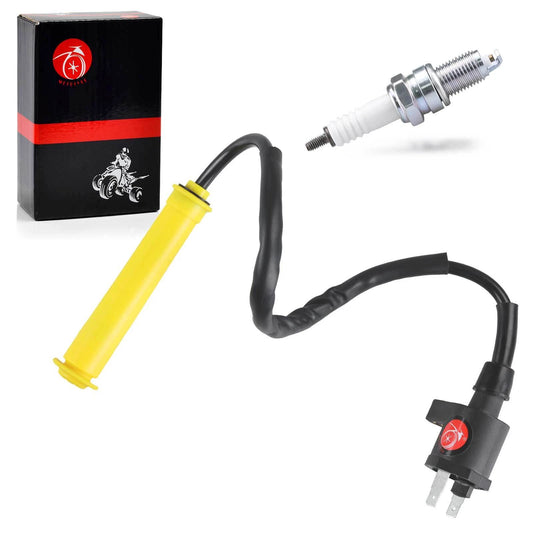 Ignition Coil & Spark Plug w/Cap for Honda XR250L (1991-1996)