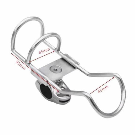 316 Stainless Steel Adjustable Rod Holder for Boats, 25mm/32mm Clamp Tubes