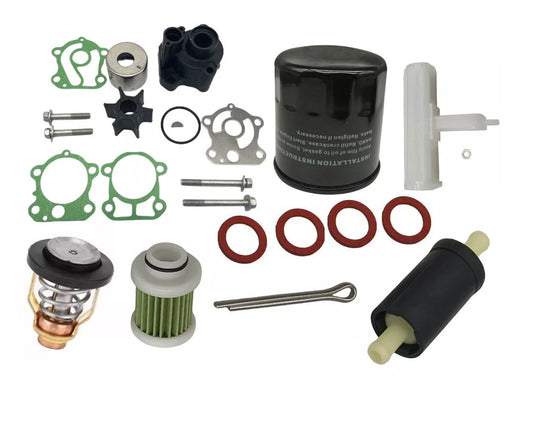 Outboard Maintenance Kit for Yamaha 4-Stroke 80HP F80B with Thermostat & Filter