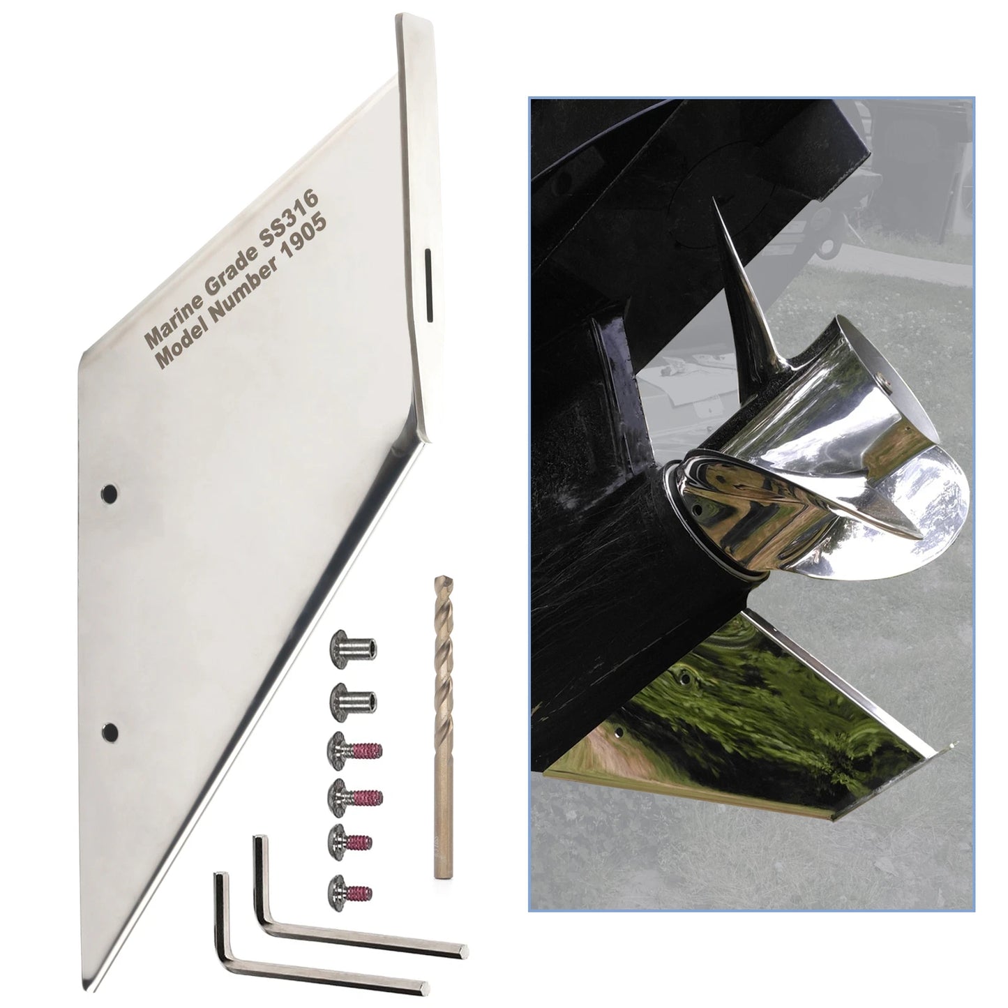 Skeg Guard for Mercury Mariner Verado 150-400HP Outboards