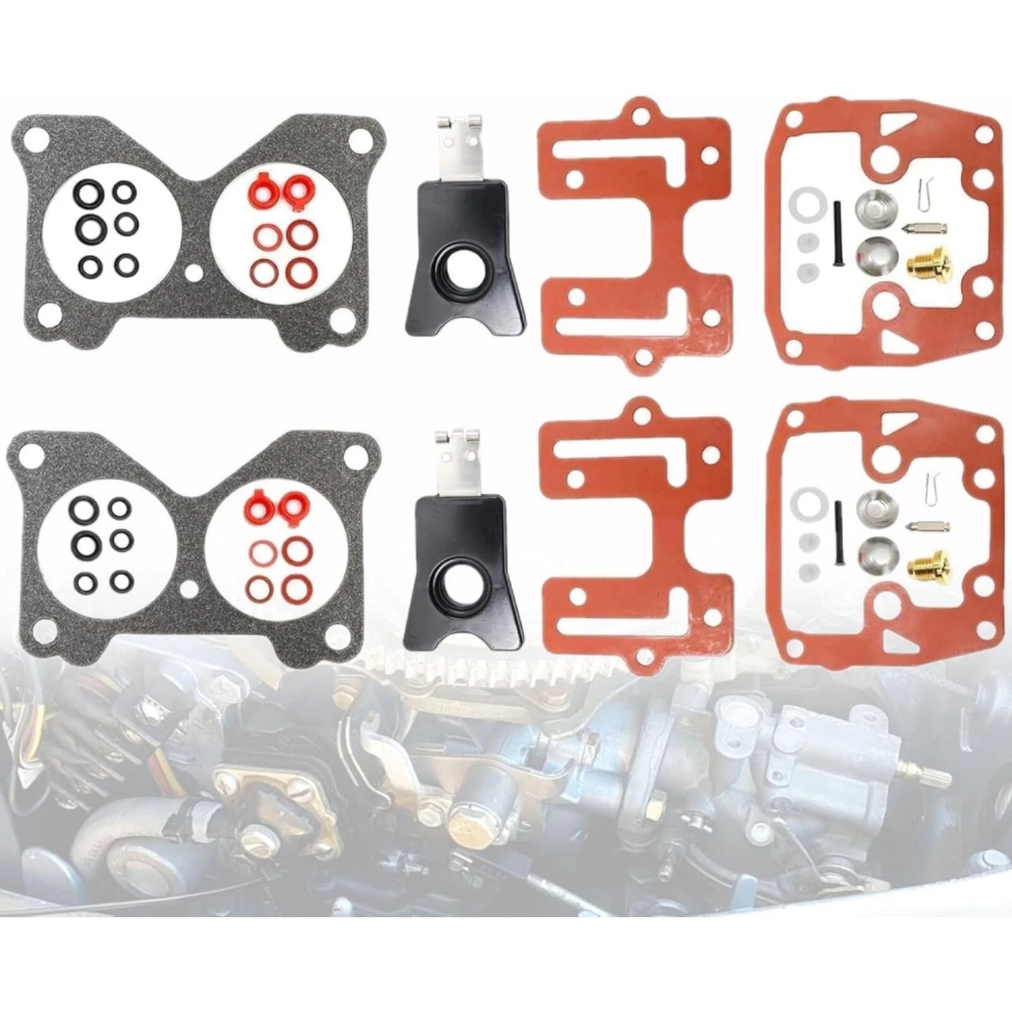 Carburetor Kit for Johnson/Evinrude Outboard 2Pcs 383906/390055/392550/398526