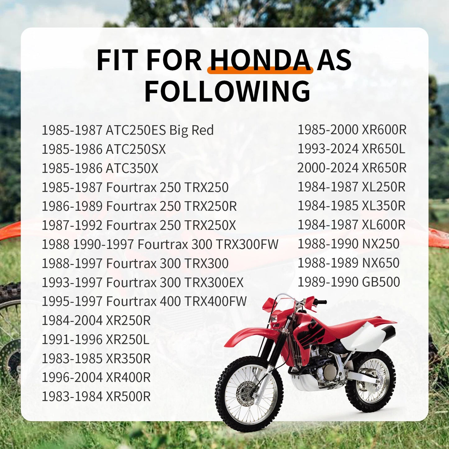 Oil Filter w/O-Ring for Honda 650 XR650L/XR650R 1993-2014