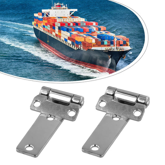 Heavy Duty 135mm T Hinge 304 Stainless Steel for Boats & Marine Use 2PCS
