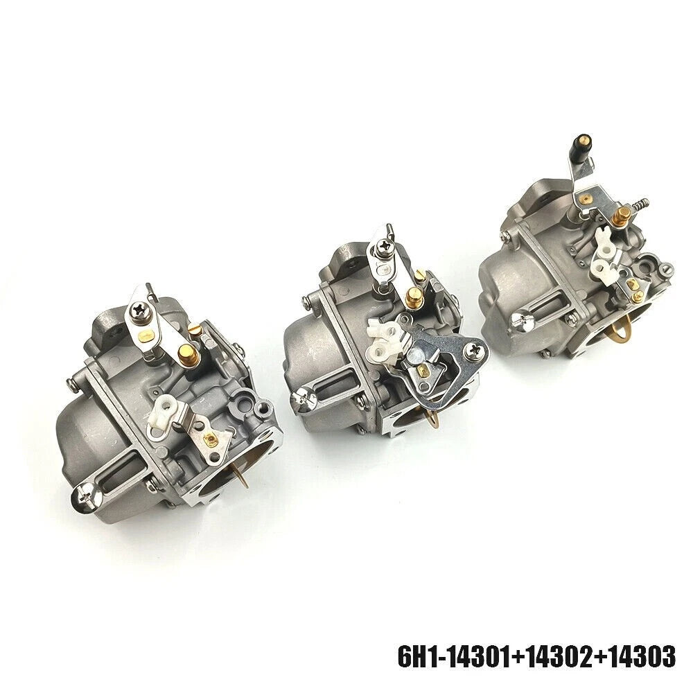 Carburetor Assy Set for Yamaha 90HP Outboard 6H1-14301/14302/14303
