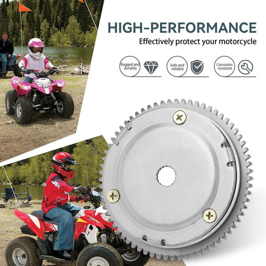 Starter Clutch Assembly & Wheel Gear for Polaris Scrambler 90/Predator 90 (2001-2006)