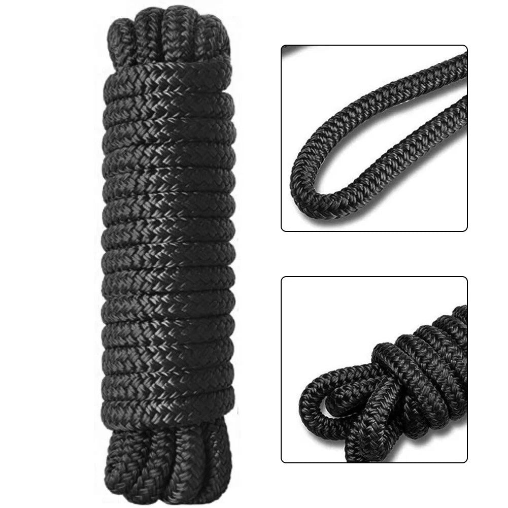Nylon Dock Lines for Boats 12"/38"/45M with Loop for Docking/Towing