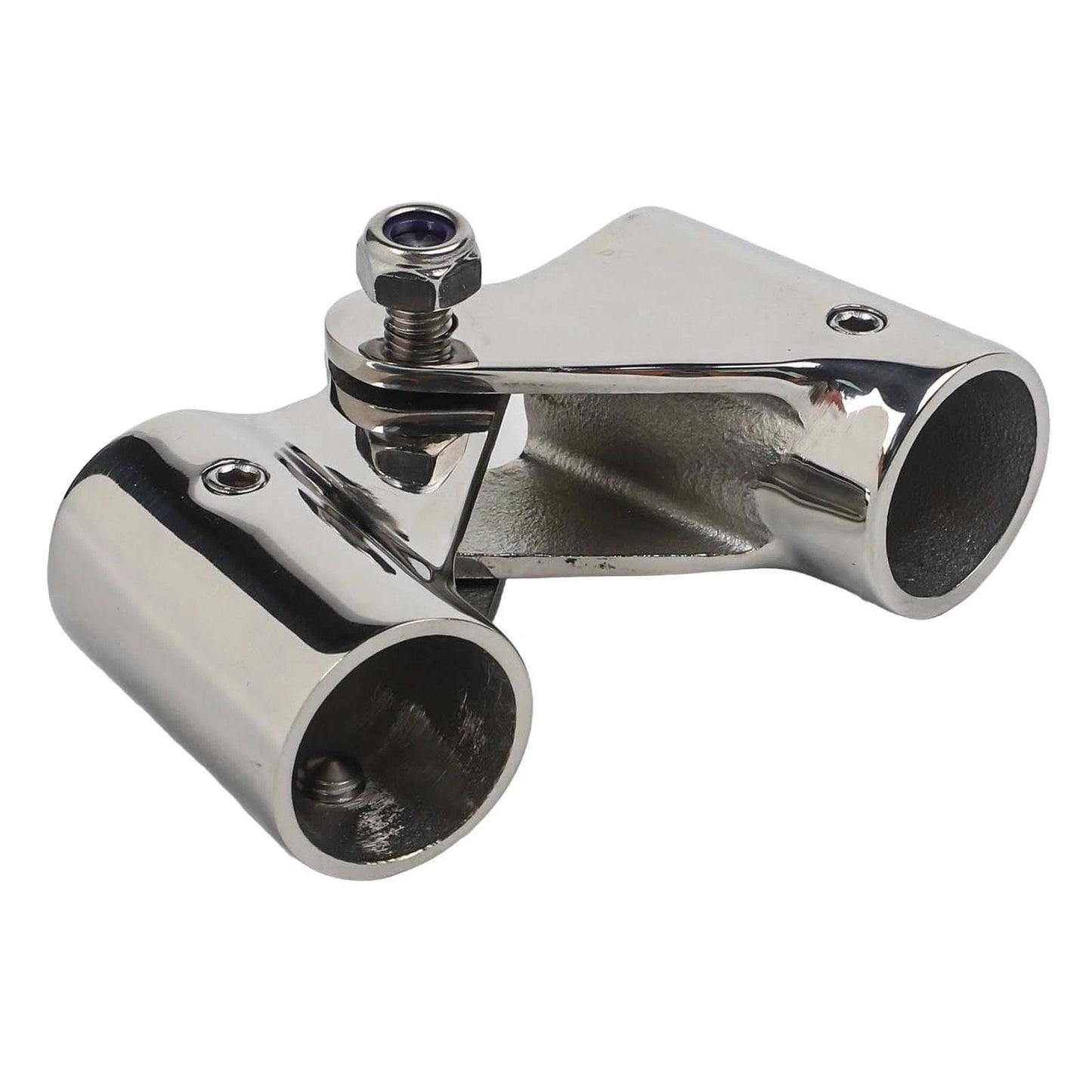 316 Stainless Steel Boat Tube Connector, Polished, Folding Design