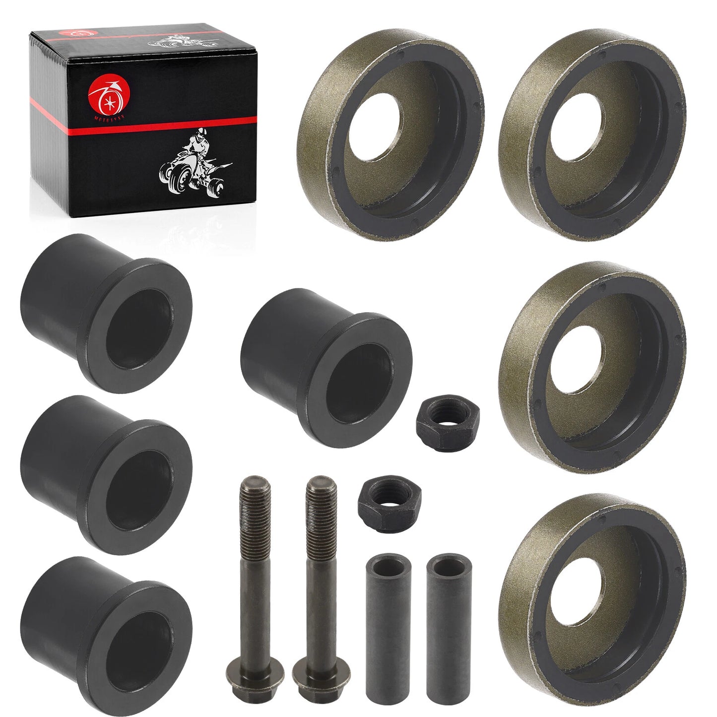 Front A-Arm Bushing Rubber Cap Kit for Polaris RZR 170 (2005-2021)