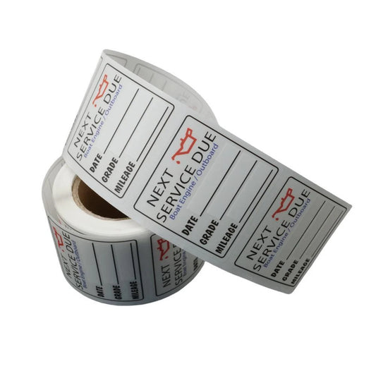 Oil Change Stickers 200 Pcs Next Service Due Reminder for All Vehicles