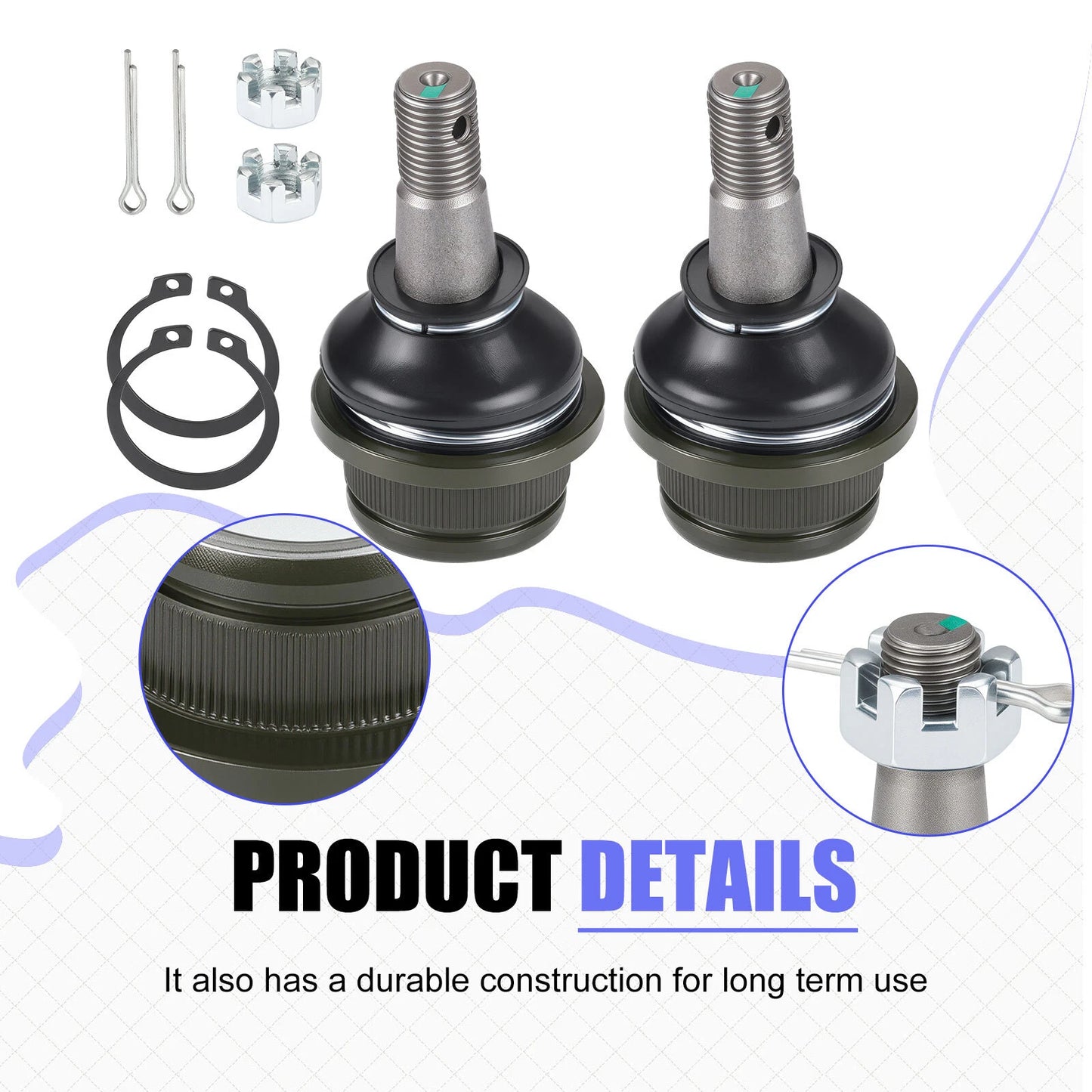 Lower Ball Joint for Kawasaki Mule 3010 KAF620 KAF620H 2003-2008
