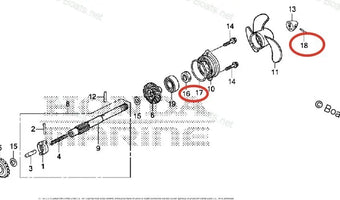 compare product Lower Gearcase Seal & O-ring Kit for Honda 4/4.5/5/6HP