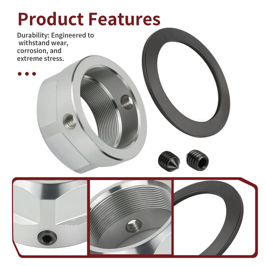 Rear Axle Lock Nut & Washer Set for Yamaha Raptor 700/YFZ450 2004-2022