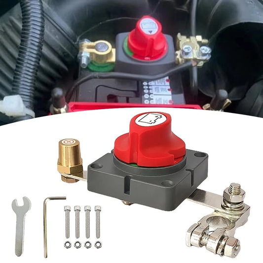 Battery Disconnect Switch with Waterproof Protection for Marine & Automotive