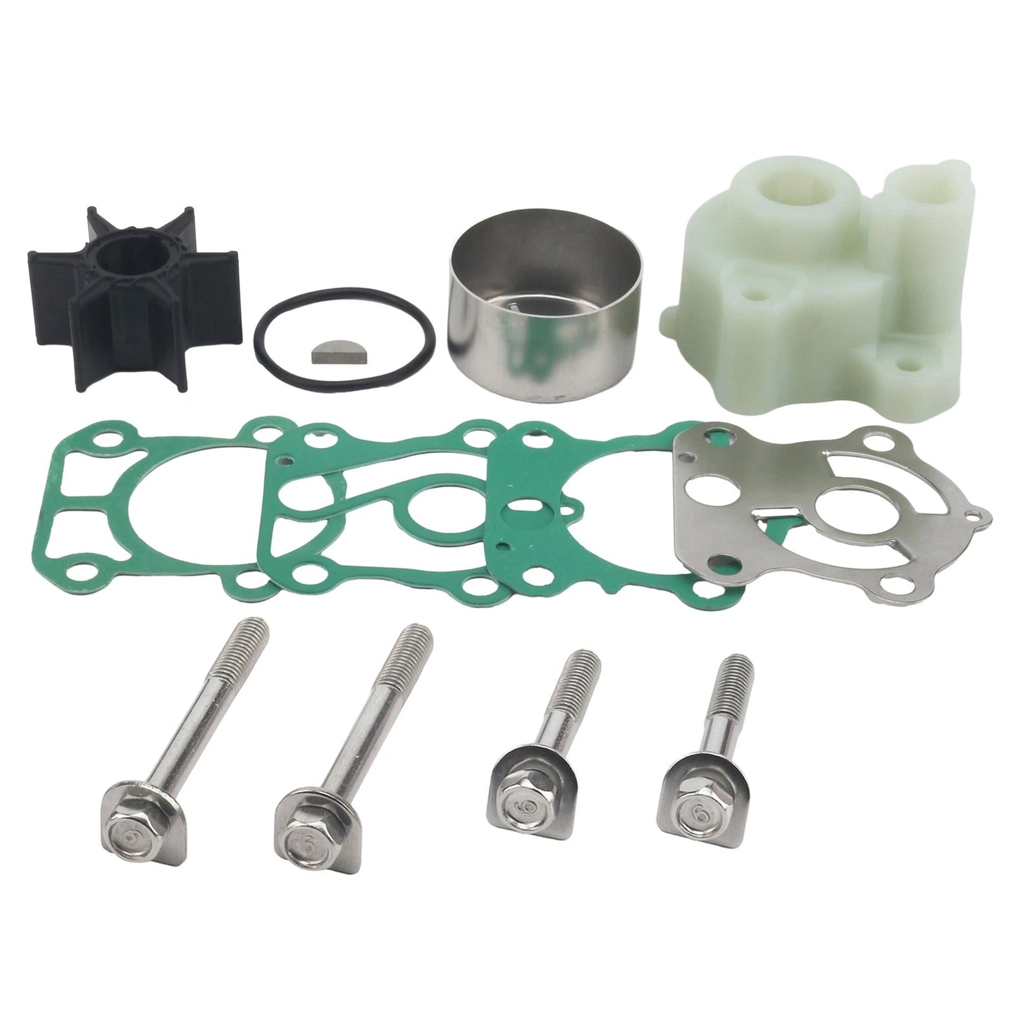 Water Pump Impeller Kit for Yamaha 2-Stroke 70-90HP Outboards