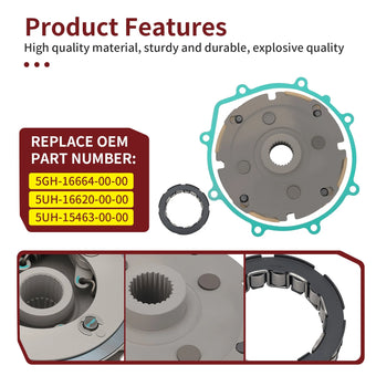 compare product Wet Clutch Centrifugal Carrier w/ Gasket for Yamaha Bruin 350 4x4/2x4 2004-2006