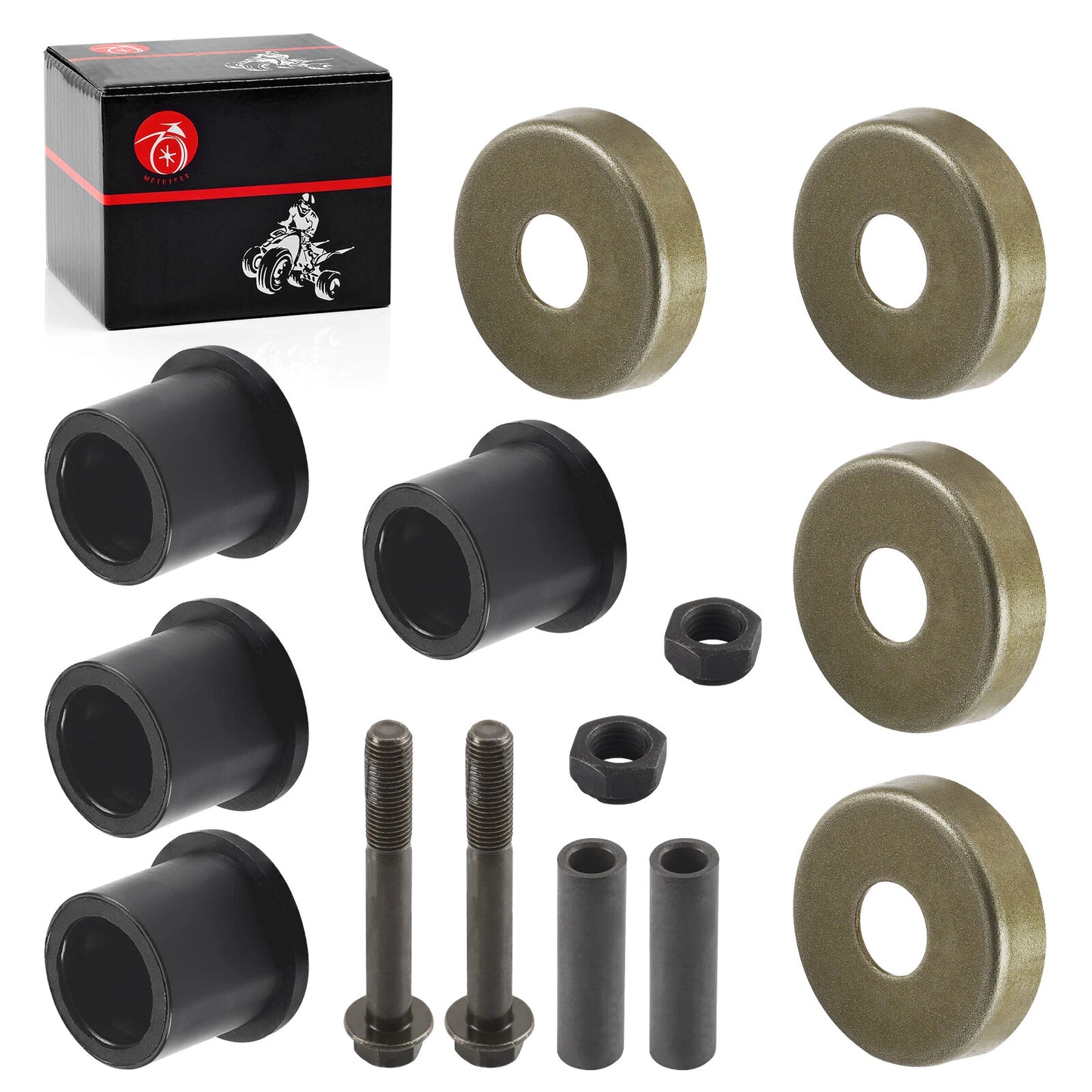 Front A-Arm Bushing Rubber Cap Kit for Polaris RZR 170 (2005-2021)