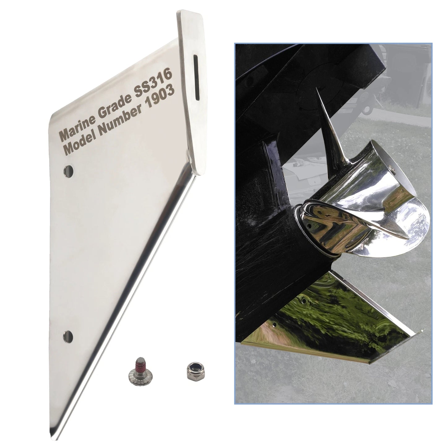 Skeg Guard Safe-Skeg for Mercury Mariner/Johnson 2003-Present