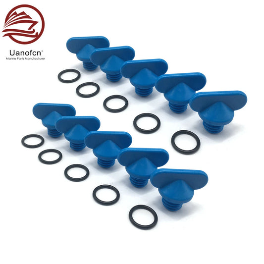 Mercruiser Blue Plastic Manifold Sea Water Pump Drain Plug for Mercruiser 8M0119211