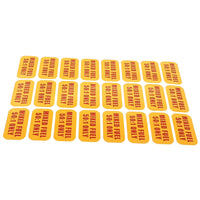 50:1 2-Cycle Oil Fuel Mixed Fuel Only Sticker/Decal for All Outboards