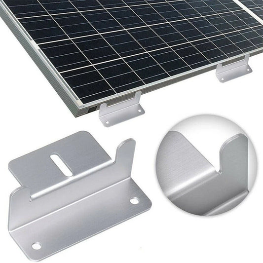 8PCS Aluminum Solar Panel Mounting Brackets for Boats/RVs/Cabins