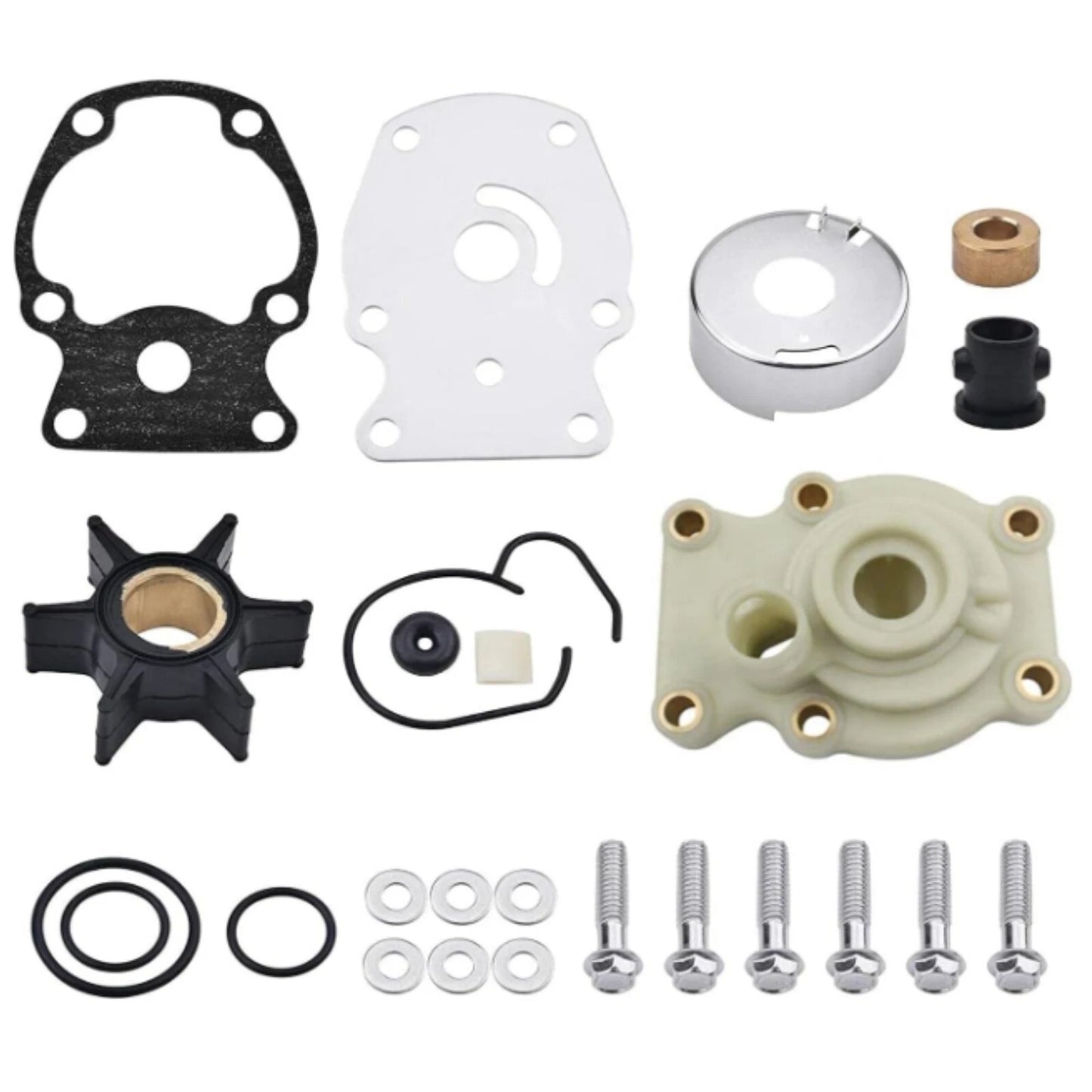 Water Pump Impeller Kit for Evinrude Johnson 20-35HP (393630 Compatible)