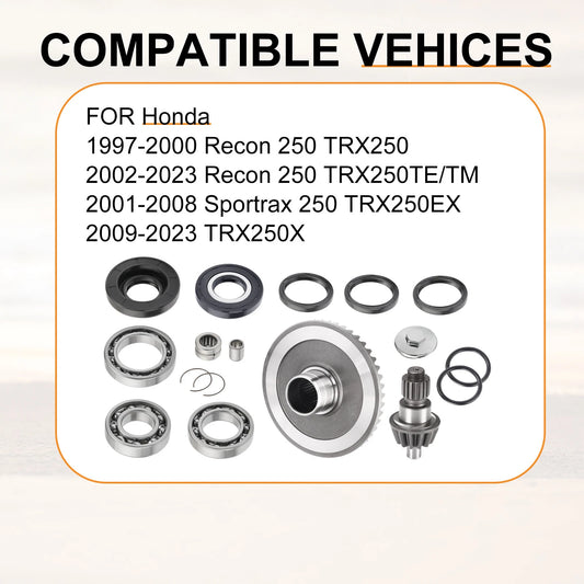 Rear Differential Rebuild Kit for Honda Sportrax 250 TRX250EX 2001-2008