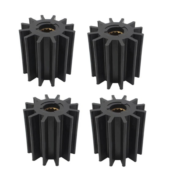 4Pcs Water Pump Flexible Rubber Impeller for Jabsco 17938 Neoprene