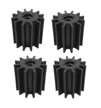 4Pcs Water Pump Flexible Rubber Impeller for Jabsco 17938 Neoprene