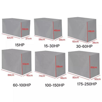 compare product 60-100HP Waterproof Yacht Half Outboard Motor Cover for Marine Engine