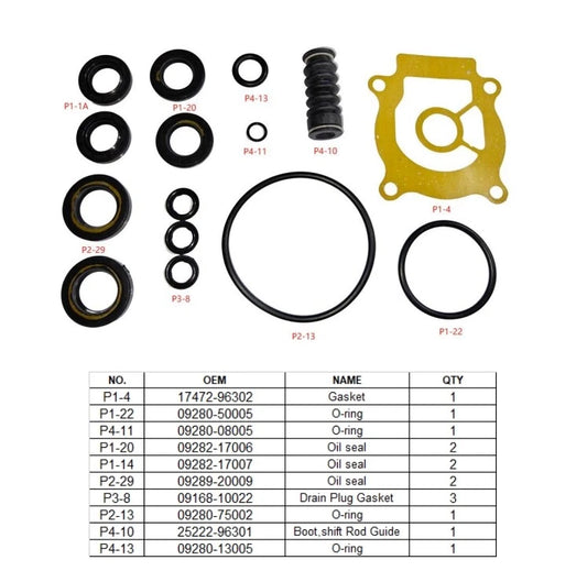 Lower Unit Seal Kit for Suzuki Marine Models