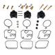 3-Pack Yamaha Outboard Carburetor Rebuild Kit 2-Stroke 1989-2009 40-50HP