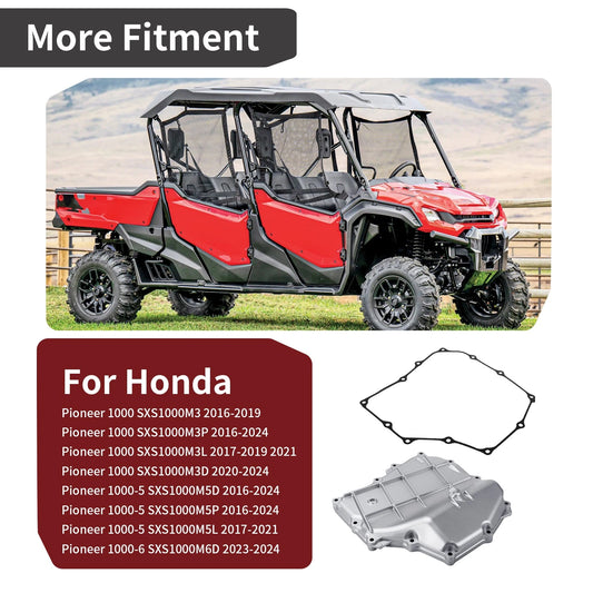 Oil Pan With Gasket for Honda Pioneer 1000 (2016-2024) SXS1000