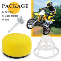 Air Filter w/ Gage Holder Bolt Kit for Kawasaki KX65/Suzuki RM65
