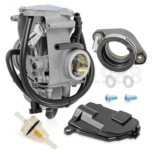 Carburetor Assembly w/ Intake Boot for Honda FourTrax 350 TRX350 1986-1987