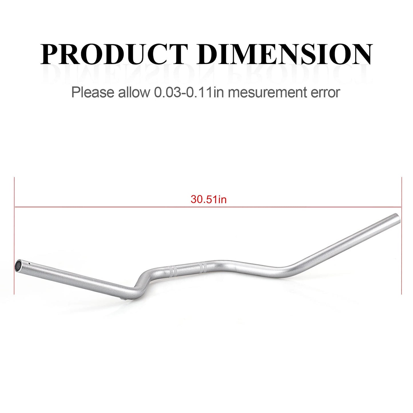 Handlebar Handle Bar for Yamaha Raptor 660R YFM660R 2001-2005, YFM660RSE