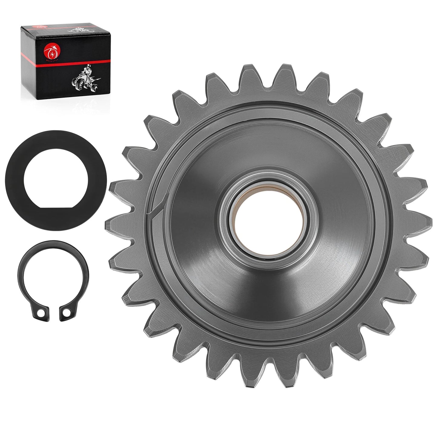 Yamaha Banshee 350 Idle Gear Starter Idler Kicker & Washer C Clip (1987-2006)