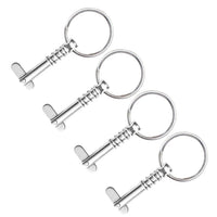 Spring Pins with Pull Rings for Practical Boat Awning Design