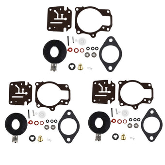 compare product 3PCS Carburetor Rebuild Kit for Johnson Evinrude 40-48HP (1980-2006)