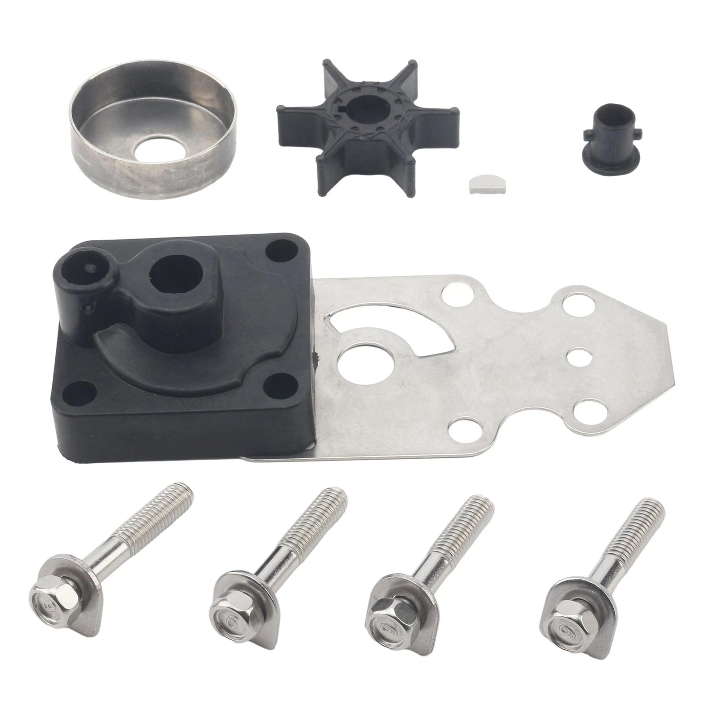 Water Pump Impeller Kit w/Housing for Yamaha Outboard 9.9/15HP