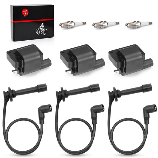 Ignition Coil & Spark Plug Kit for Kawasaki Mule PROFX/FXR/FXT KAF820
