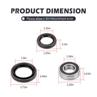 New Rear Brake Bearing & Dust Seal Kit for Yamaha Big Bear 250/400 YFM250/YFM400