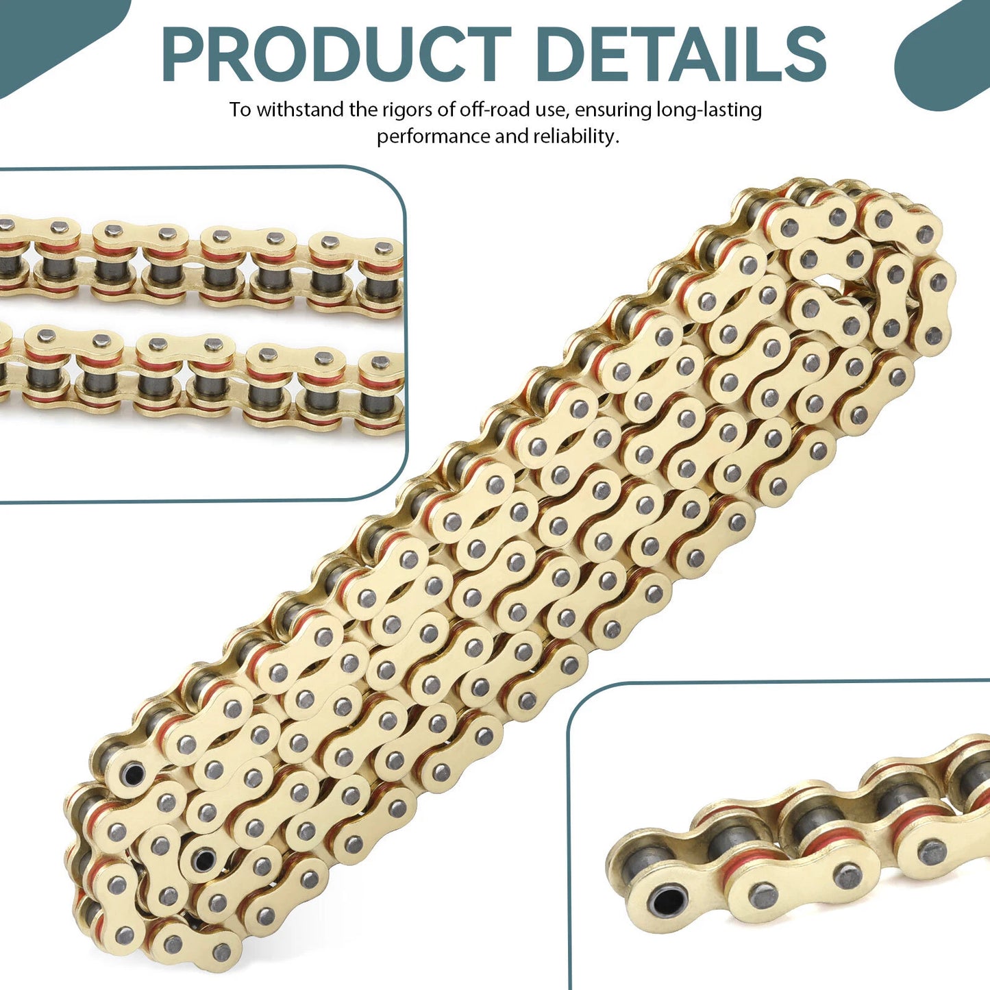 Drive Chain & Sprockets Kit for Honda XR80R/CRF80F 1985-2013 420VM-X