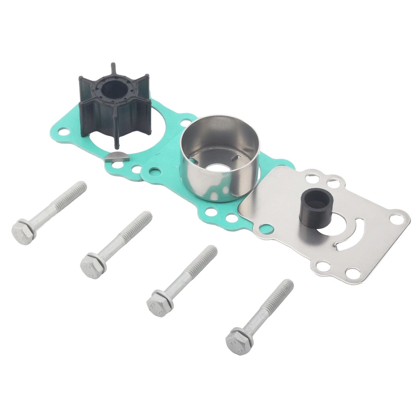 Water Pump Impeller Kit for Mercury Mariner 9.9/15 HP (9.9C/15C) Outboard