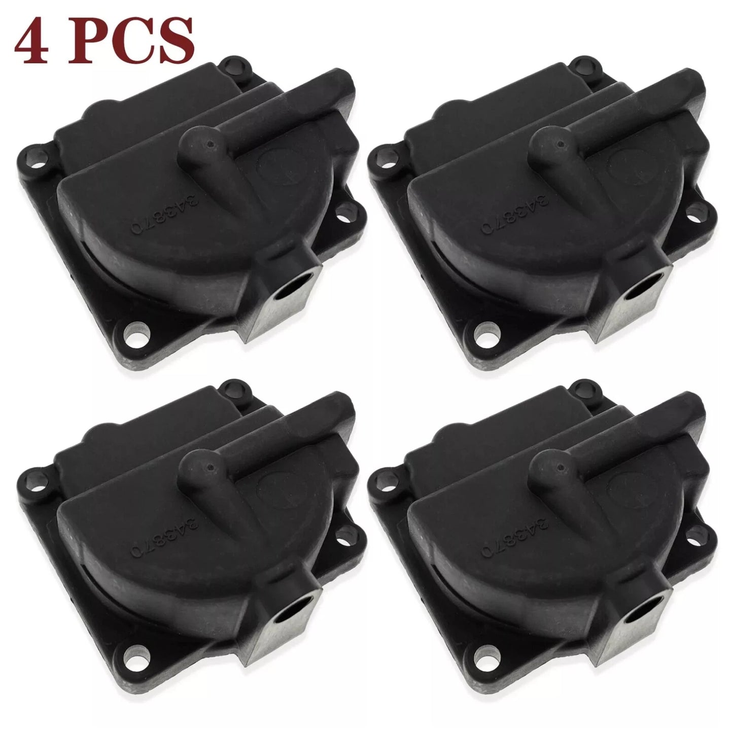 4x Chamber Assembly Carb Bowl Float for Johnson/Evinrude 433000/766418