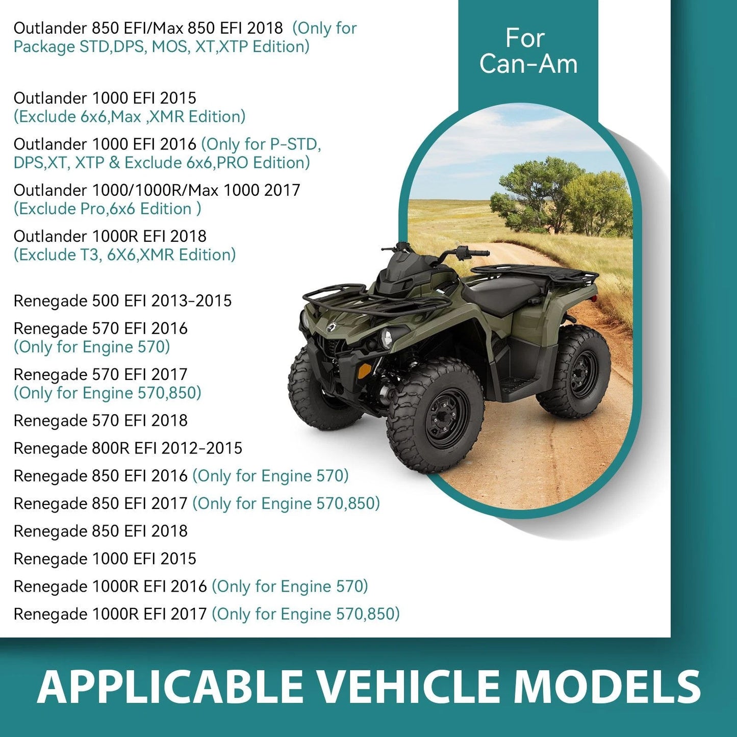 Rear Propeller Drive Shaft for Can-Am Outlander 650 4X4 DPS XT/XTP EFI 2013-2018