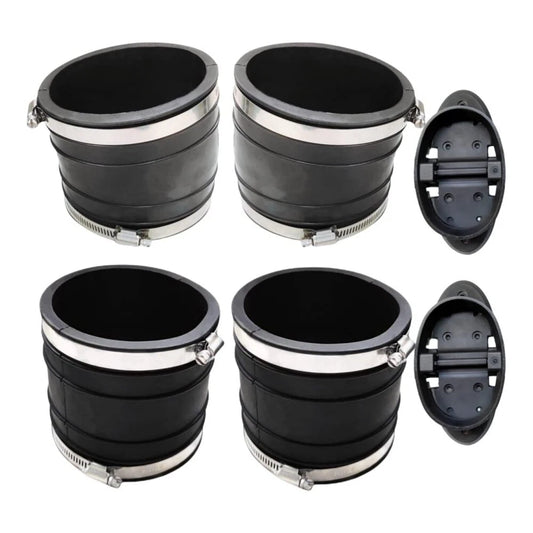 Y Pipe Exhaust Bellow Hose Kit for Mercruiser V6/V8 Engines