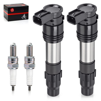 compare product 2Pcs Ignition Coils & Iridium Spark Plugs for Kawasaki Z650/ZR900/ZR800/Z900