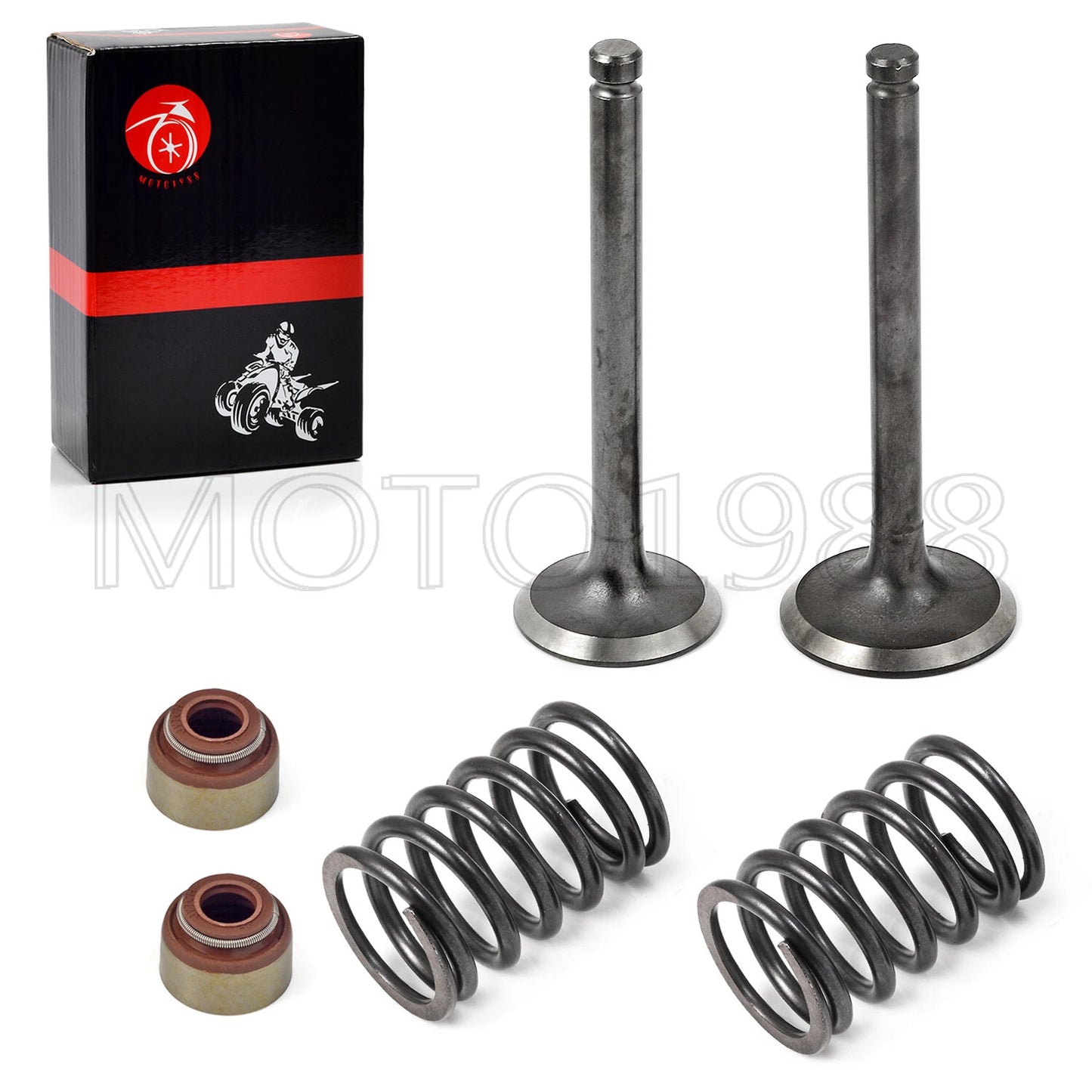 Intake Exhaust Valve Set w/ Seals & Springs for Club Car DS 1992-Up FE290
