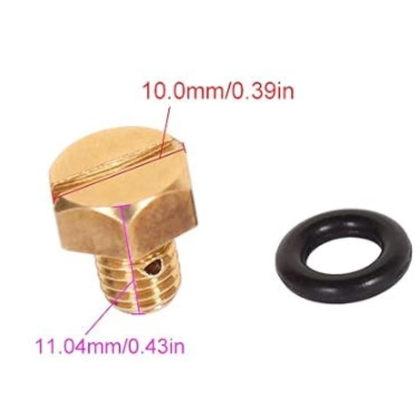 Float Bowl Drain Screw & O-ring for Yamaha Outboard 6H3